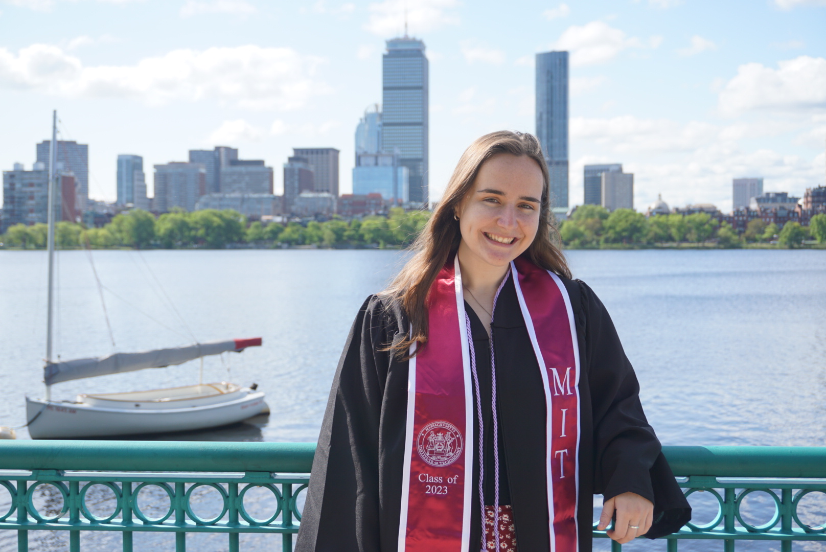 Recent MIT graduate Dahlia Dry '23, expanded her research in water monitoring through the MCSC's Climate & Sustainability Scholars Program.