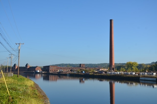 Sublime site in Holyoke, MA. The site formerly housed paper mills; now, Sublime readies for construction of its first commercial plant for its low-carbon cement manufacturing.